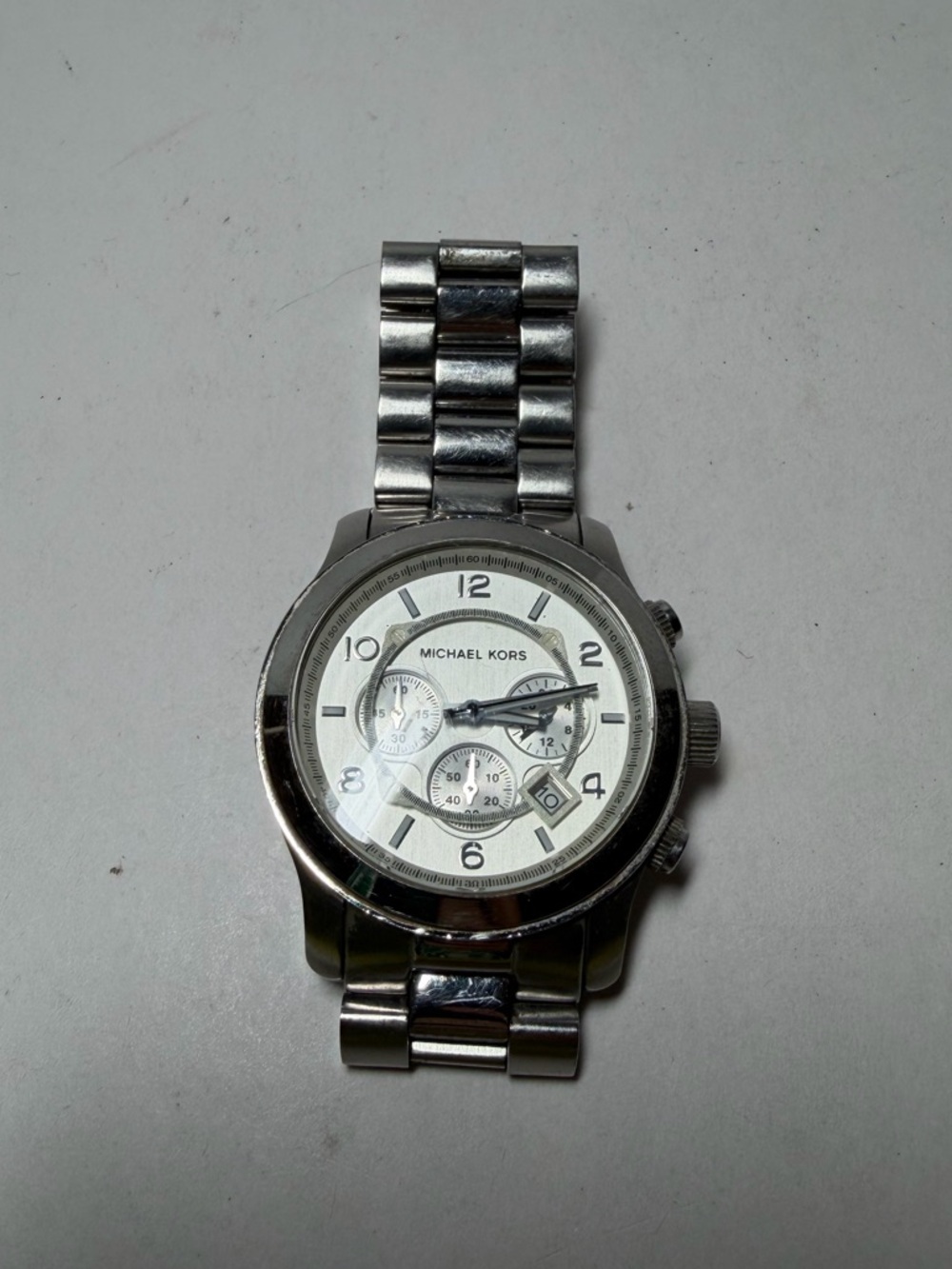 Michael Kors Silver Stainless Steel Watch